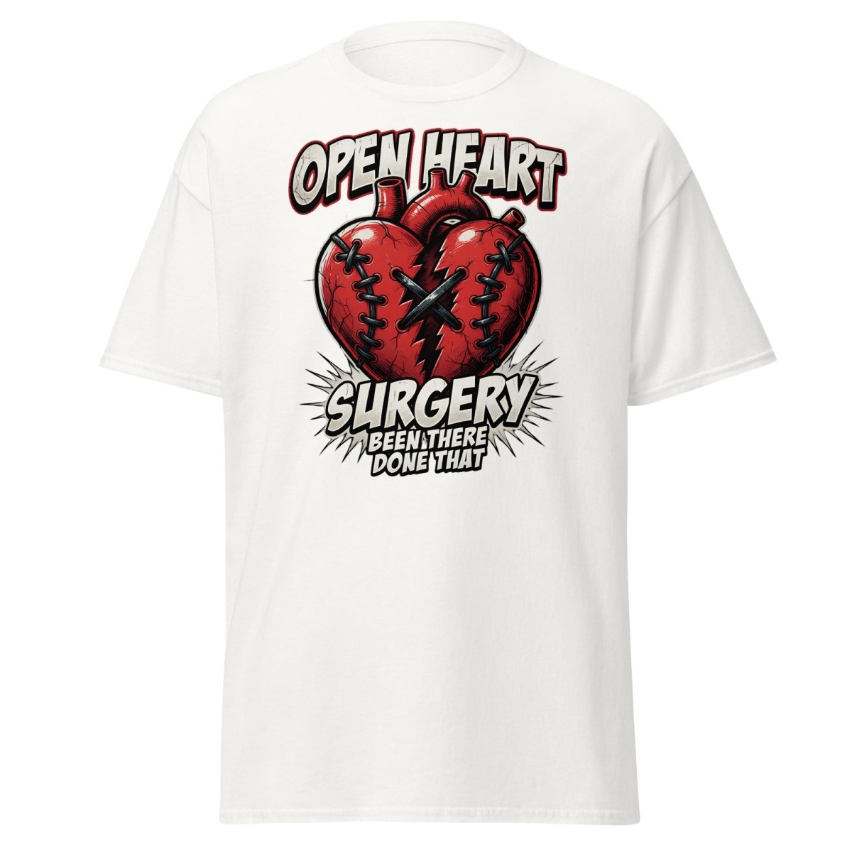 Open Heart Surgery T-Shirt – Been There Done That Funny Tee - White - TeeRipple