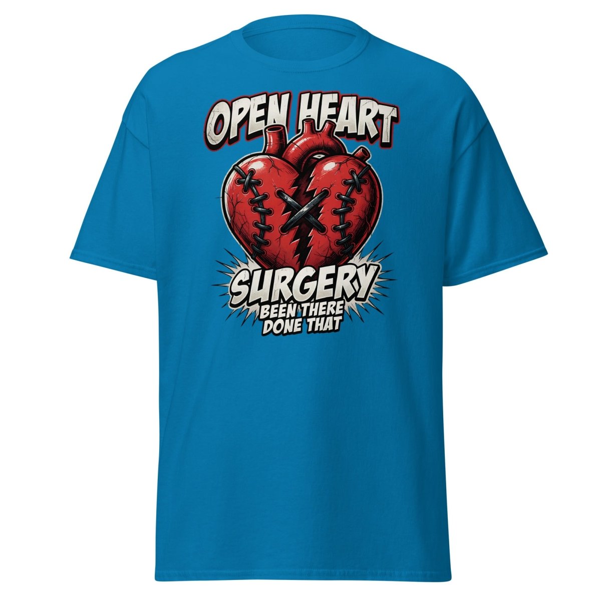 Open Heart Surgery T-Shirt – Been There Done That Funny Tee - Sapphire - TeeRipple