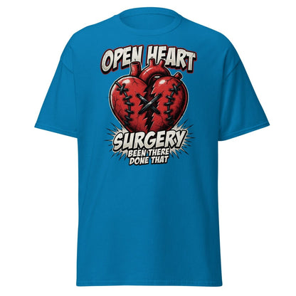 Open Heart Surgery T-Shirt – Been There Done That Funny Tee - Sapphire - TeeRipple