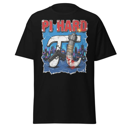 Pi Hard T-Shirt - Funny Math Die Hard Parody Tee - Black - TeeRipple