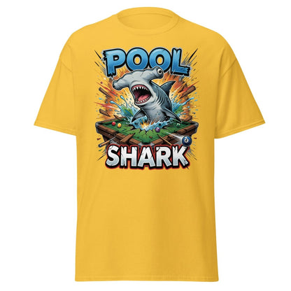 Pool Shark Hammerhead T-Shirt - Funny Billiards Tee - Daisy - TeeRipple