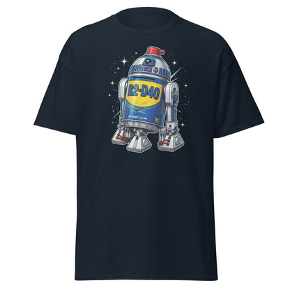 R2-D40 WD-40 Parody T-Shirt – Funny Star Wars Tee - Navy - TeeRipple