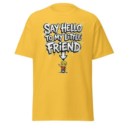 Say Hello to My Little Friend T-Shirt – Funny Cartoon Tee - Daisy - TeeRipple