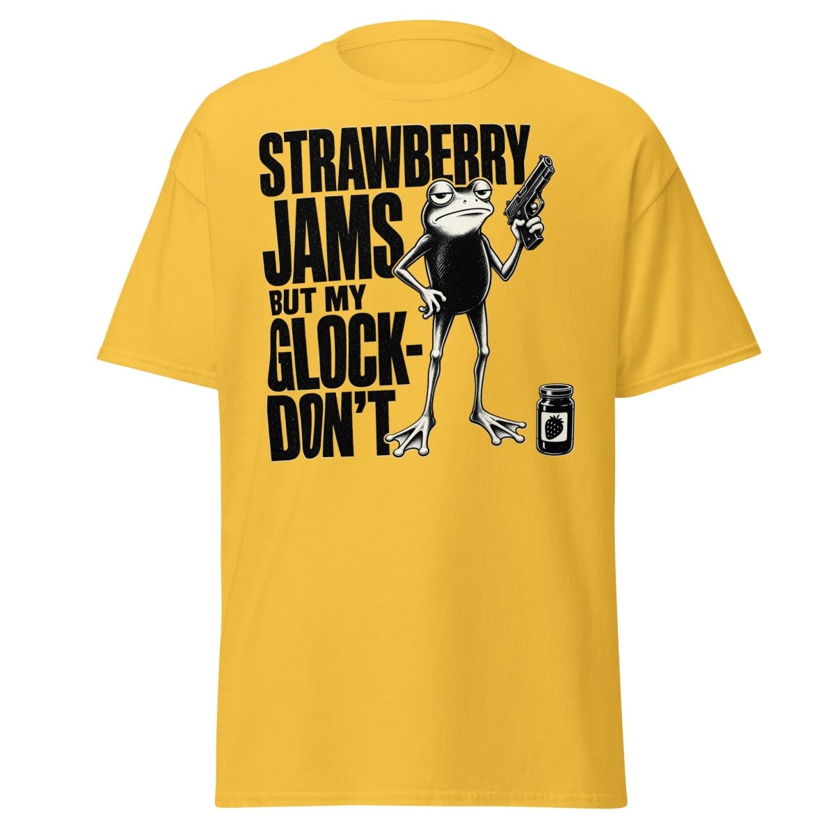Strawberry Jams But My Glock Don't Frog T-Shirt - Daisy - TeeRipple