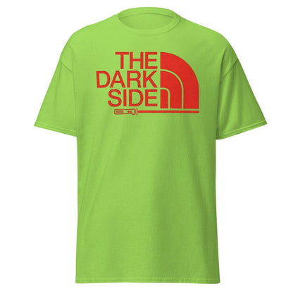 The Dark Side T-Shirt – Bold Red Logo Lightsaber Tee - Lime - TeeRipple