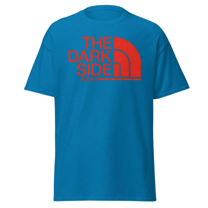 The Dark Side T-Shirt – Bold Red Logo Lightsaber Tee - Sapphire - TeeRipple