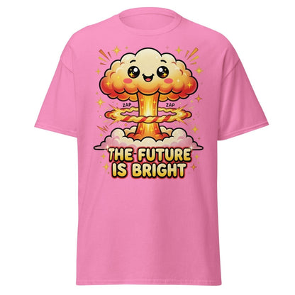 The Future Is Bright Cute Mushroom Cloud T-Shirt - Azalea - TeeRipple