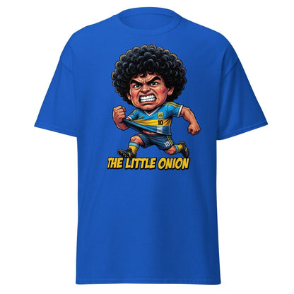 The Little Onion Maradona T-Shirt – Funny Argentina Soccer Tee - Royal - TeeRipple