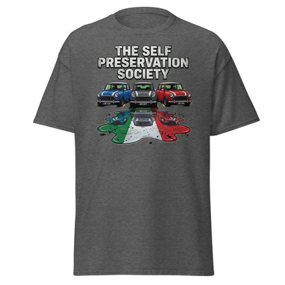 The Self Preservation Society Mini Cars T-Shirt - Dark Heather - TeeRipple