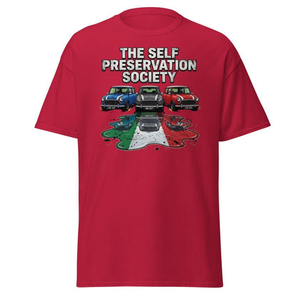 The Self Preservation Society Mini Cars T-Shirt - Cardinal - TeeRipple
