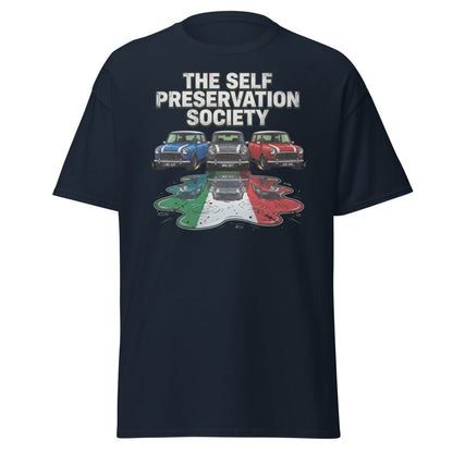 The Self Preservation Society Mini Cars T-Shirt - Navy - TeeRipple