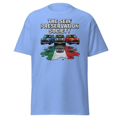 The Self Preservation Society Mini Cars T-Shirt - Carolina Blue - TeeRipple