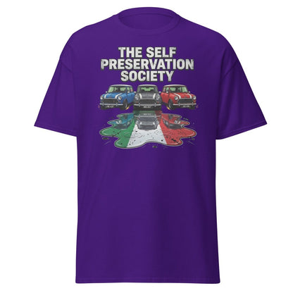 The Self Preservation Society Mini Cars T-Shirt - Purple - TeeRipple