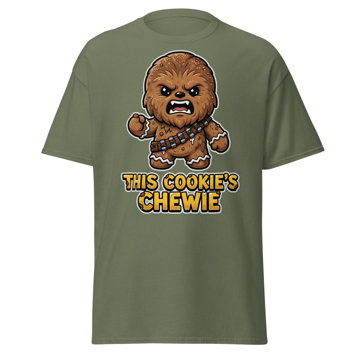 This Cookie's Chewie Gingerbread Chewbacca T-Shirt - Military Green - TeeRipple