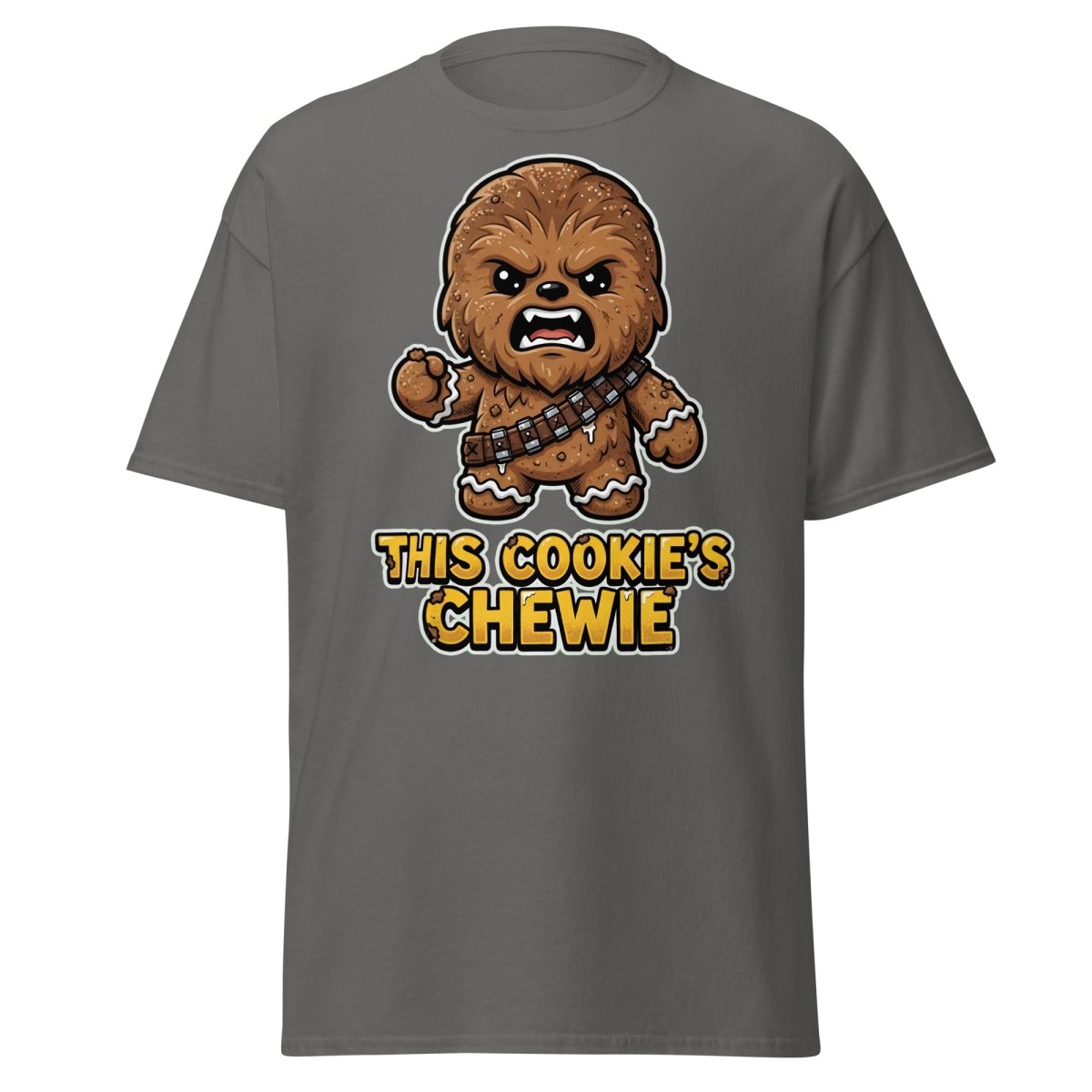 This Cookie's Chewie Gingerbread Chewbacca T-Shirt - Charcoal - TeeRipple