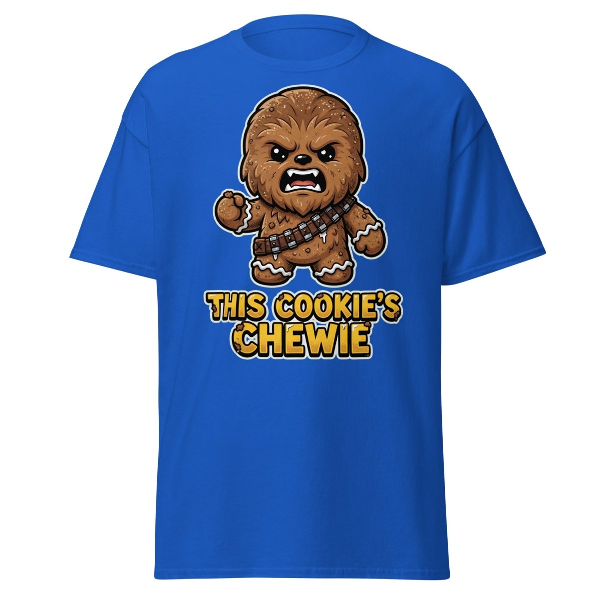 This Cookie's Chewie Gingerbread Chewbacca T-Shirt - Royal - TeeRipple