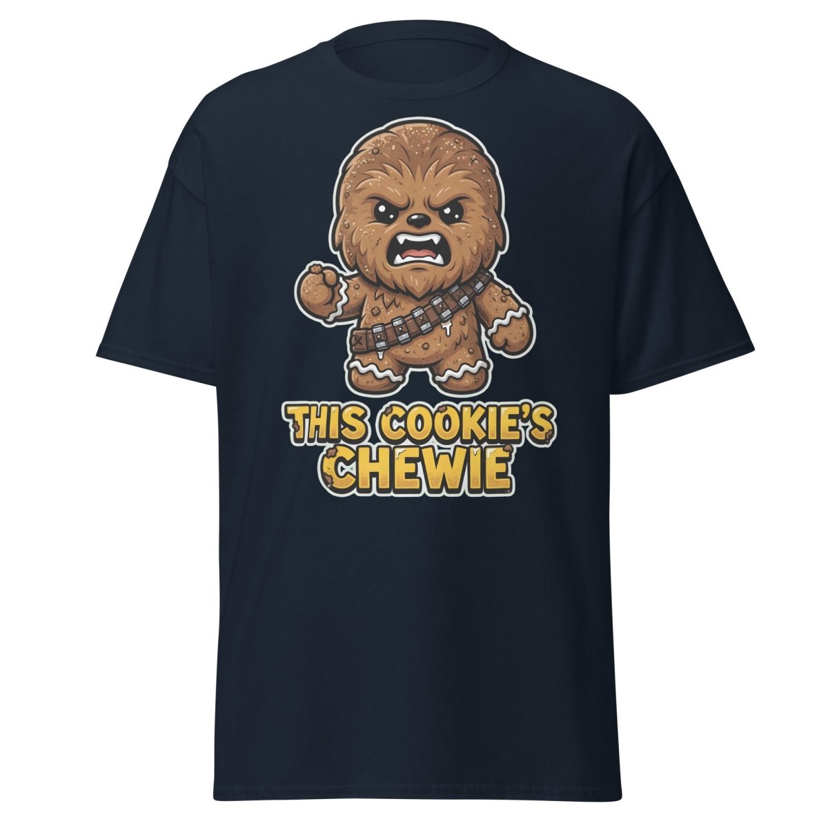 This Cookie's Chewie Gingerbread Chewbacca T-Shirt - Navy - TeeRipple