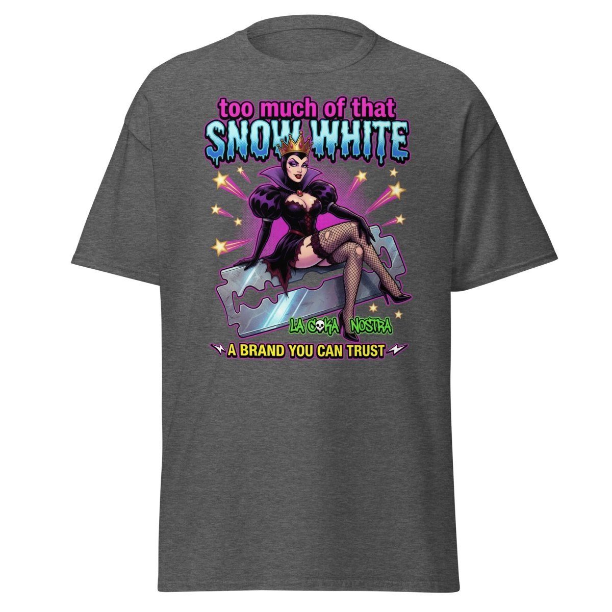 Too Much Snow White La Coka Nostra T-Shirt - Dark Heather - TeeRipple
