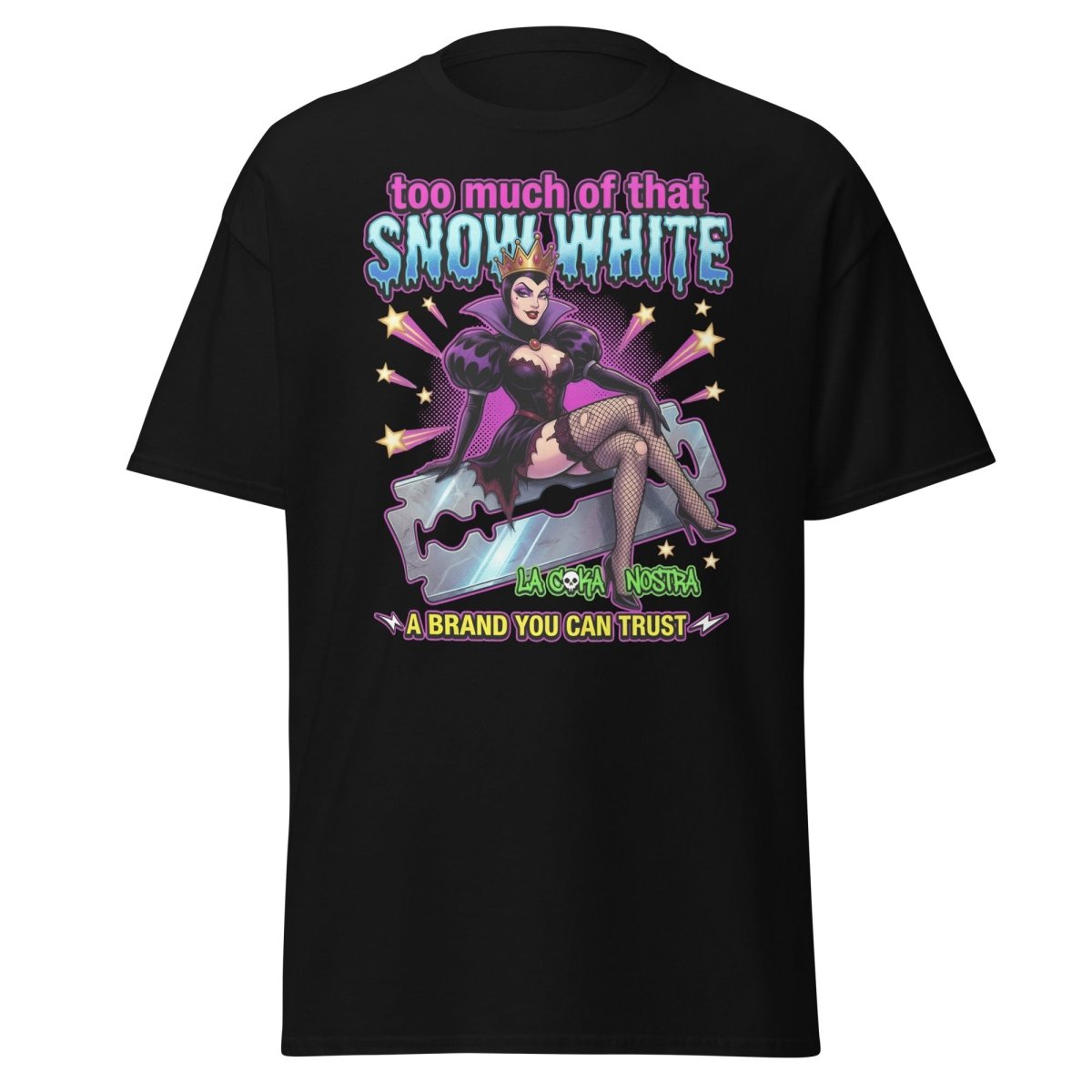 Too Much Snow White La Coka Nostra T-Shirt - Black - TeeRipple