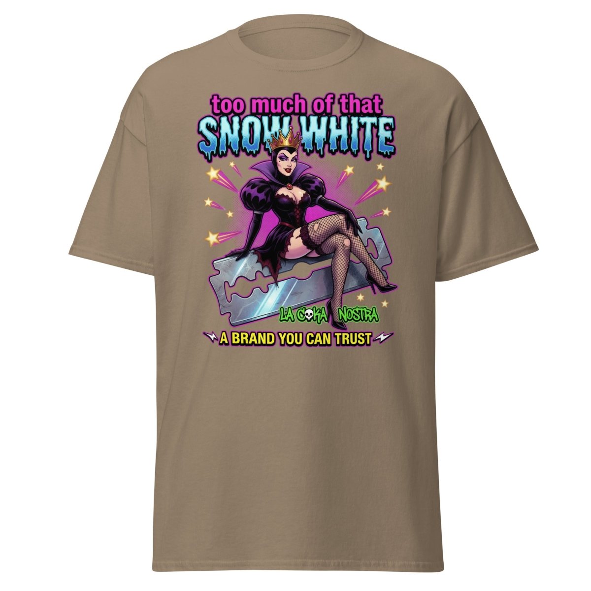 Too Much Snow White La Coka Nostra T-Shirt - Brown Savana - TeeRipple