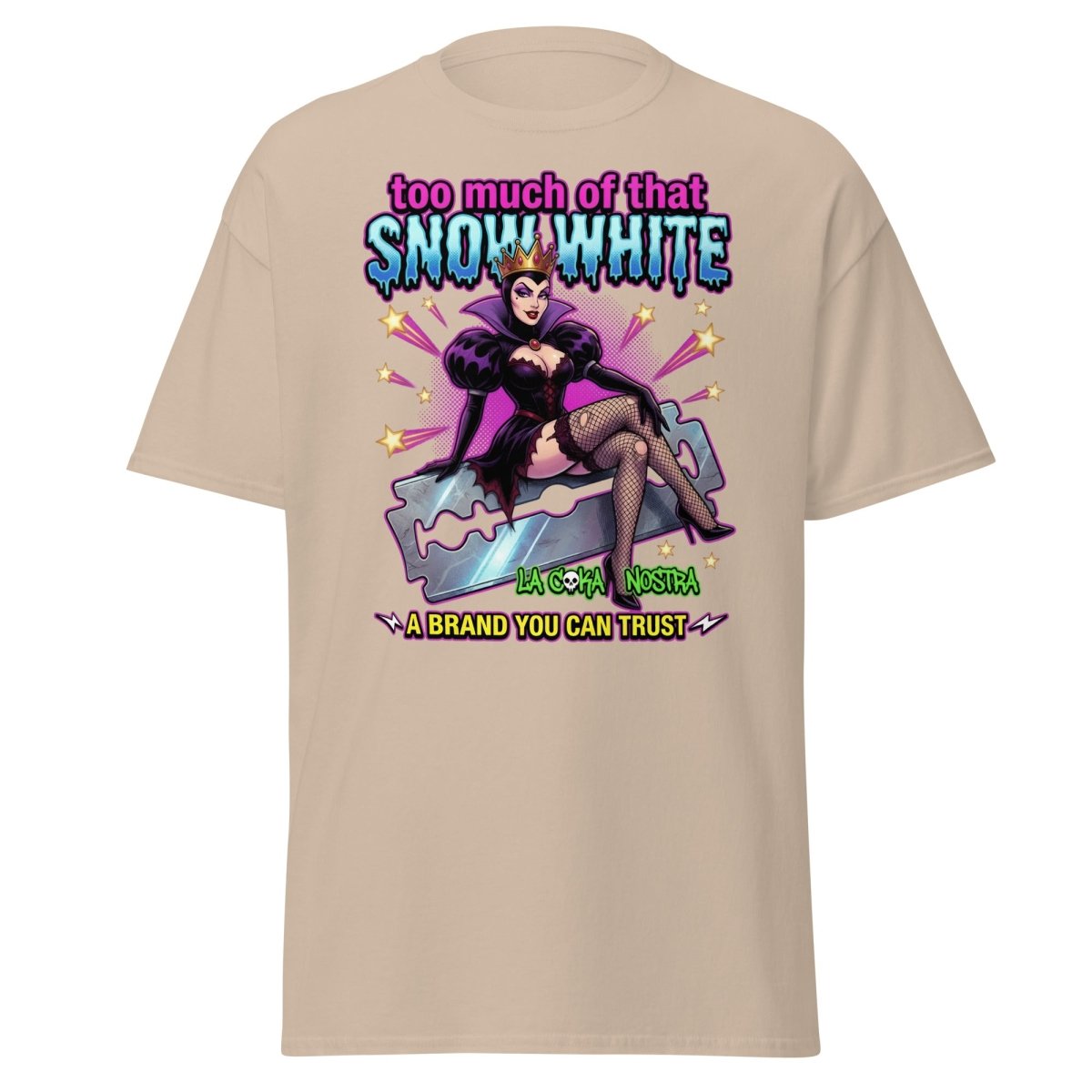 Too Much Snow White La Coka Nostra T-Shirt - Sand - TeeRipple