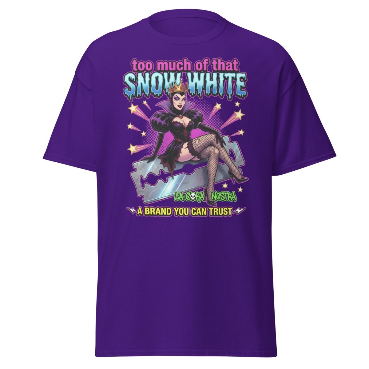 Too Much Snow White La Coka Nostra T-Shirt - Purple - TeeRipple
