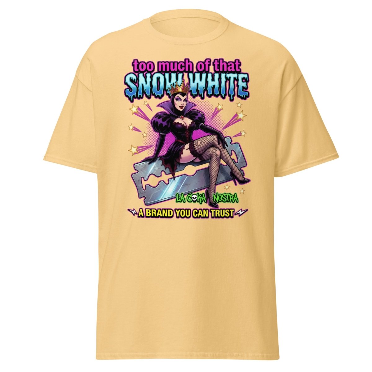 Too Much Snow White La Coka Nostra T-Shirt - Yellow Haze - TeeRipple