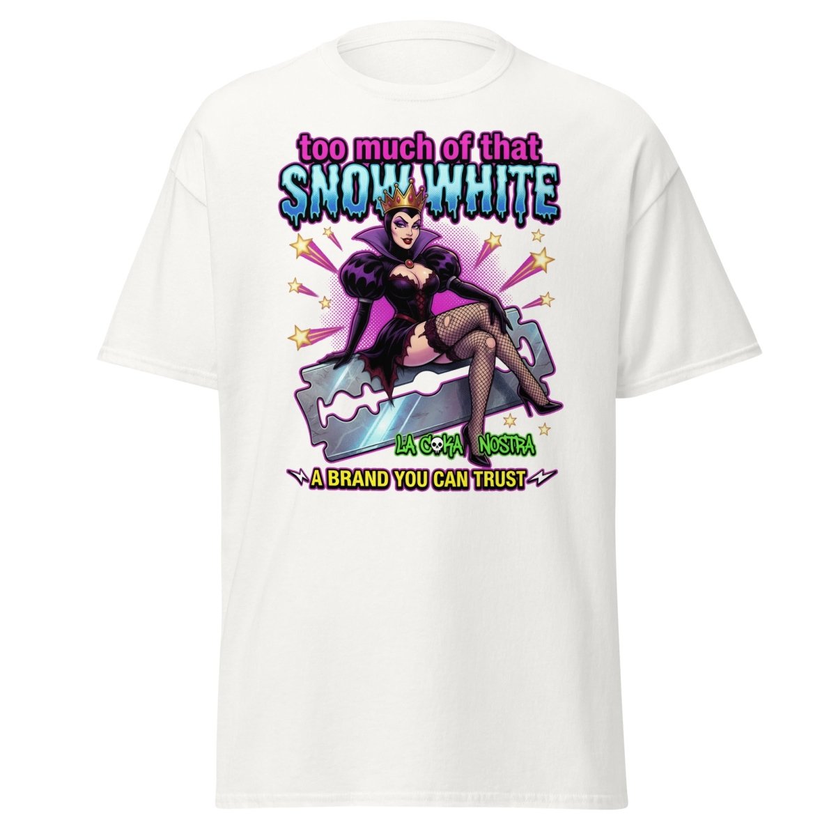 Too Much Snow White La Coka Nostra T-Shirt - White - TeeRipple