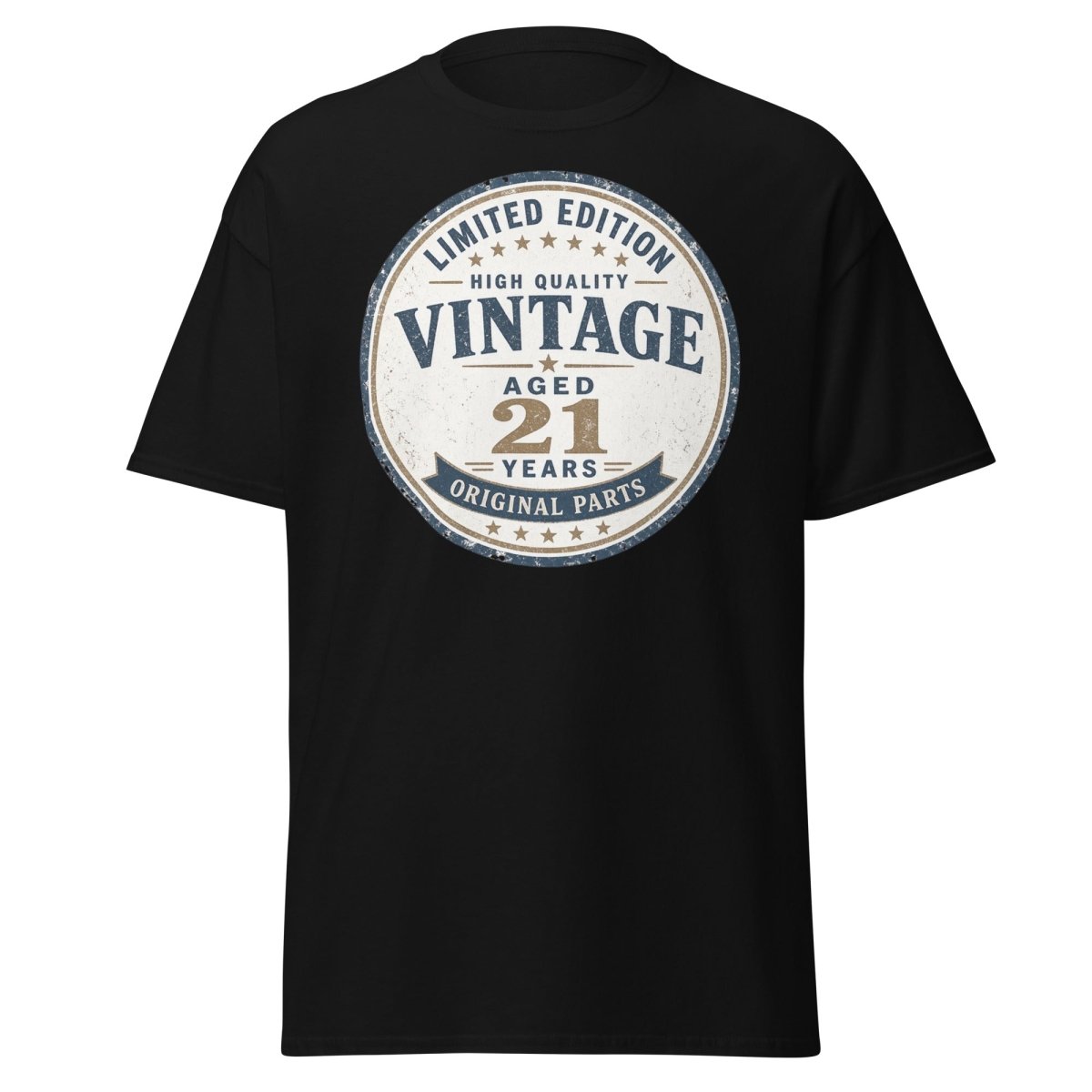 Vintage 21 Aged Years Limited Edition Tee - Black - TeeRipple