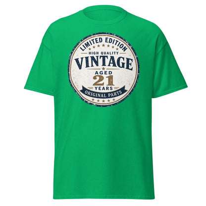 Vintage 21 Aged Years Limited Edition Tee - Irish Green - TeeRipple