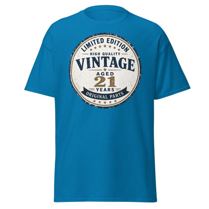 Vintage 21 Aged Years Limited Edition Tee - Sapphire - TeeRipple