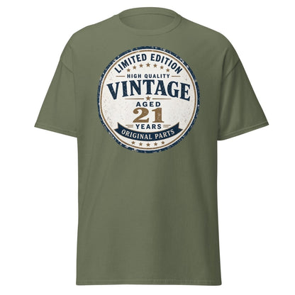 Vintage 21 Aged Years Limited Edition Tee - Military Green - TeeRipple
