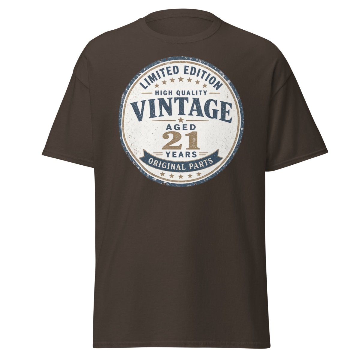 Vintage 21 Aged Years Limited Edition Tee - Dark Chocolate - TeeRipple