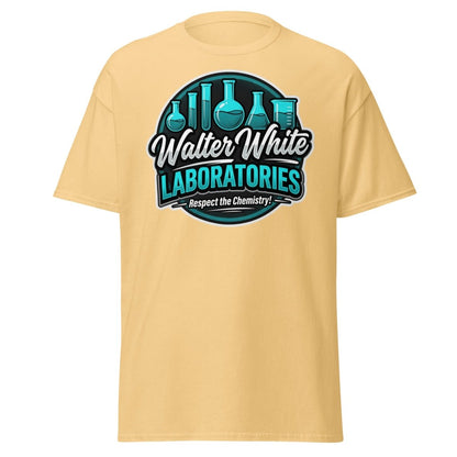 Walter White Laboratories T-Shirt - Breaking Bad Chemistry Tee - Yellow Haze - TeeRipple