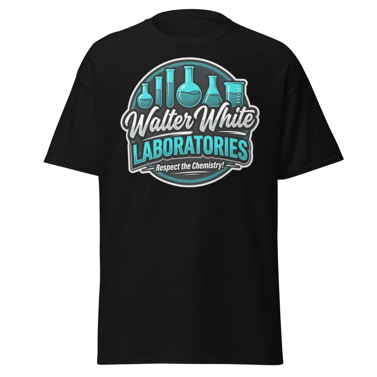 Walter White Laboratories T-Shirt - Breaking Bad Chemistry Tee - Black - TeeRipple