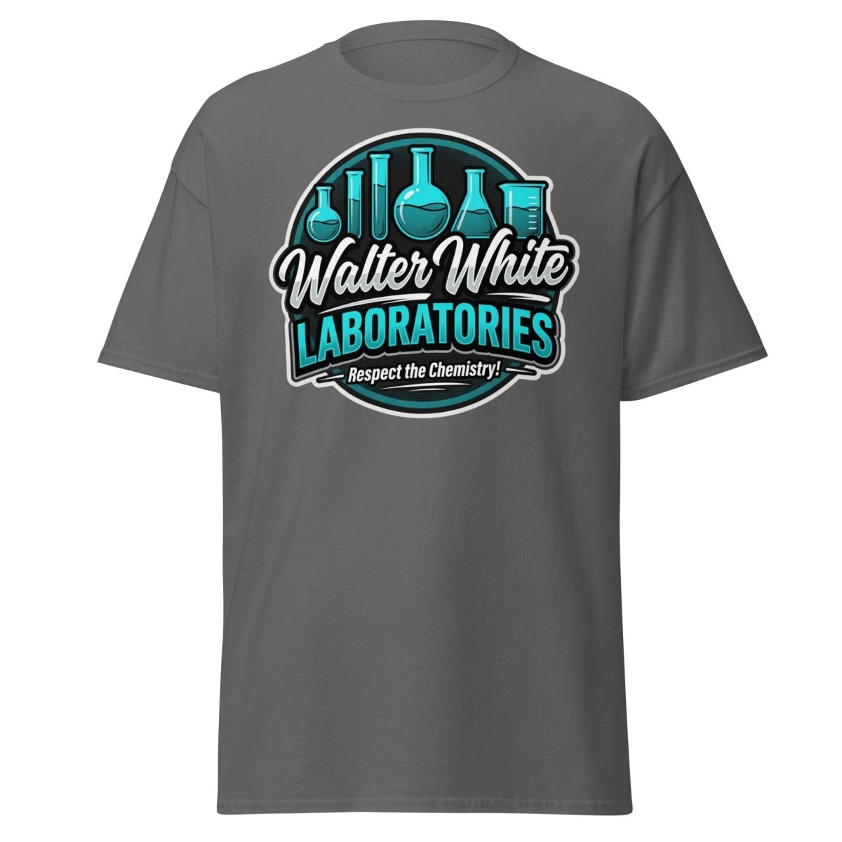 Walter White Laboratories T-Shirt - Breaking Bad Chemistry Tee - Charcoal - TeeRipple