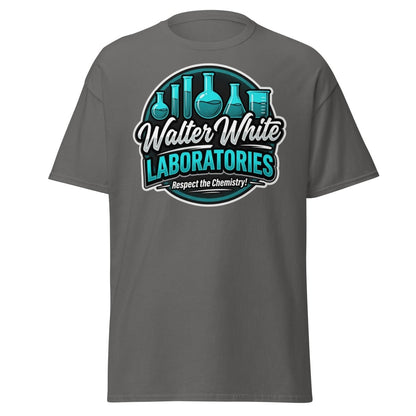 Walter White Laboratories T-Shirt - Breaking Bad Chemistry Tee - Charcoal - TeeRipple