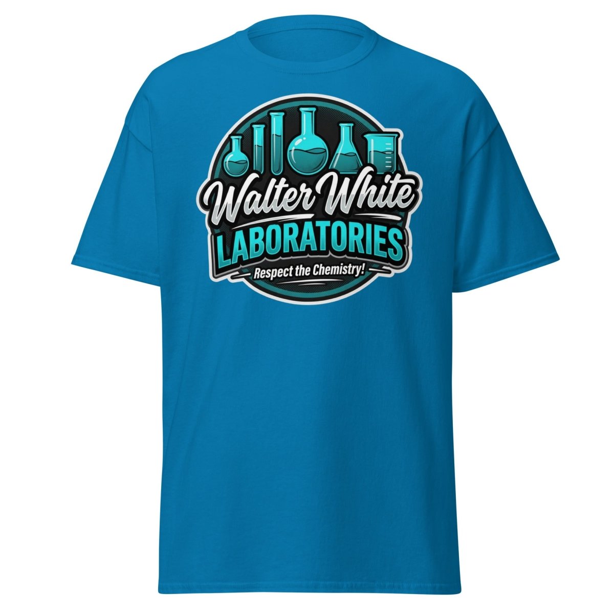Walter White Laboratories T-Shirt - Breaking Bad Chemistry Tee - Sapphire - TeeRipple