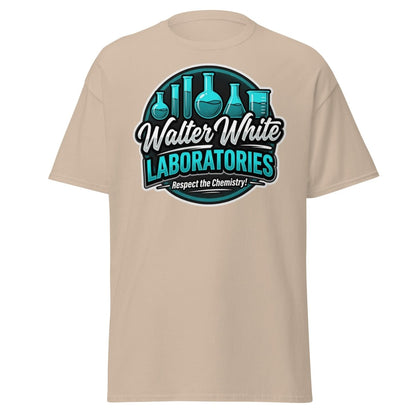 Walter White Laboratories T-Shirt - Breaking Bad Chemistry Tee - Sand - TeeRipple