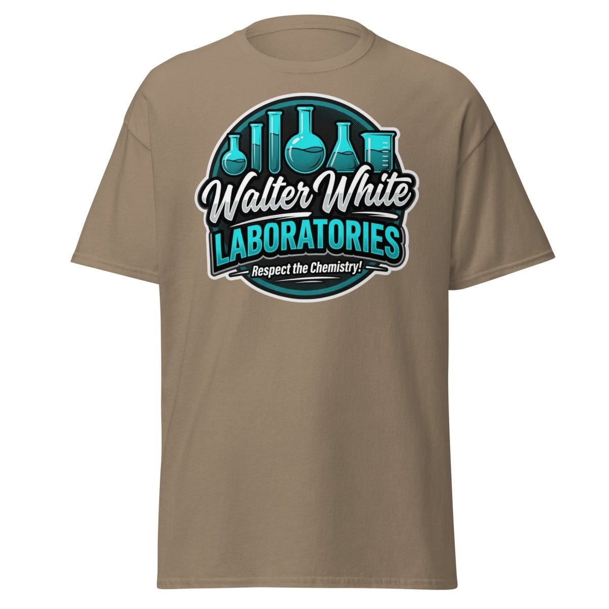 Walter White Laboratories T-Shirt - Breaking Bad Chemistry Tee - Brown Savana - TeeRipple