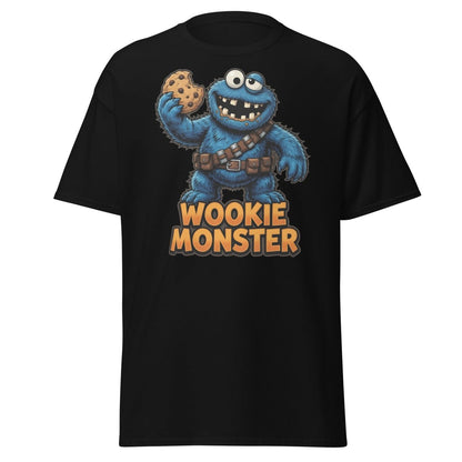 Wookie Monster T-Shirt - Funny Star Wars Cookie Tee - Black - TeeRipple