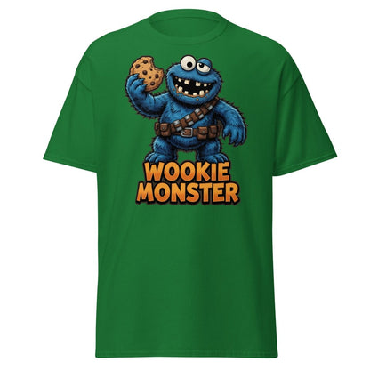 Wookie Monster T-Shirt - Funny Star Wars Cookie Tee - Turf Green - TeeRipple