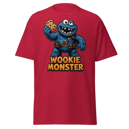 Wookie Monster T-Shirt - Funny Star Wars Cookie Tee - Cardinal - TeeRipple