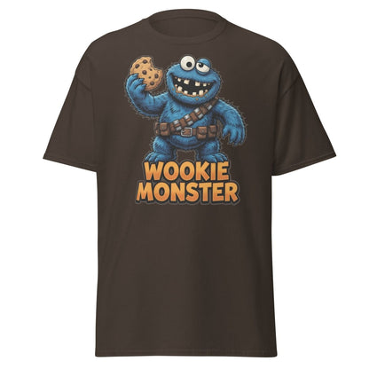 Wookie Monster T-Shirt - Funny Star Wars Cookie Tee - Dark Chocolate - TeeRipple