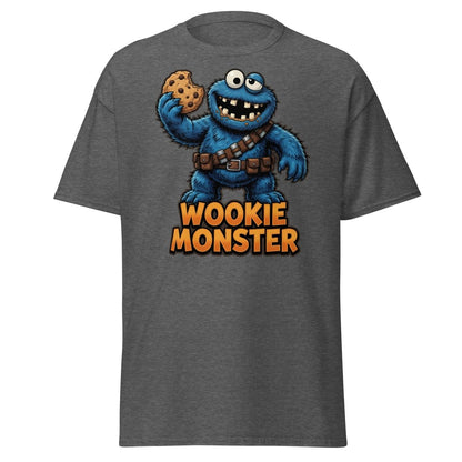 Wookie Monster T-Shirt - Funny Star Wars Cookie Tee - Dark Heather - TeeRipple