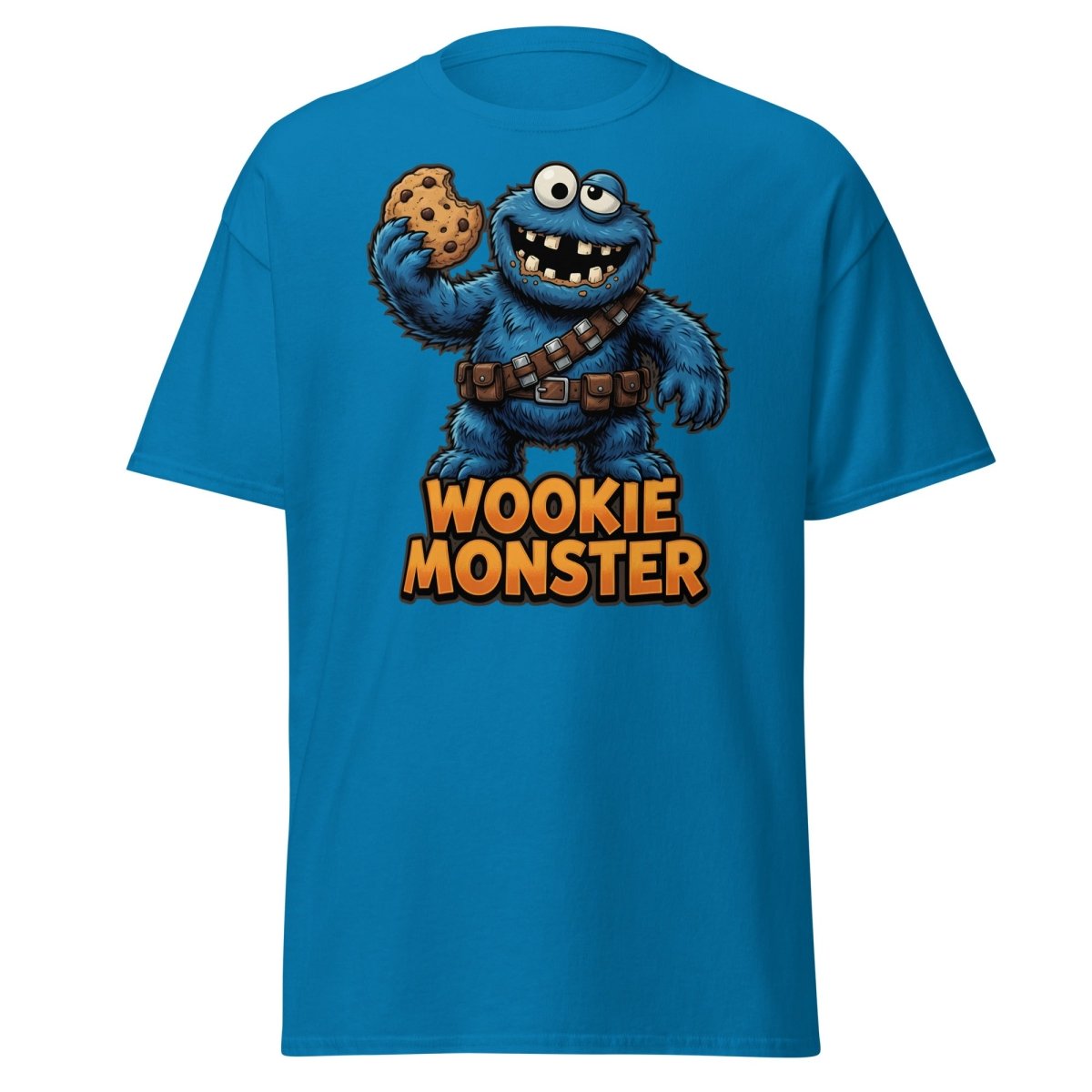 Wookie Monster T-Shirt - Funny Star Wars Cookie Tee - Sapphire - TeeRipple