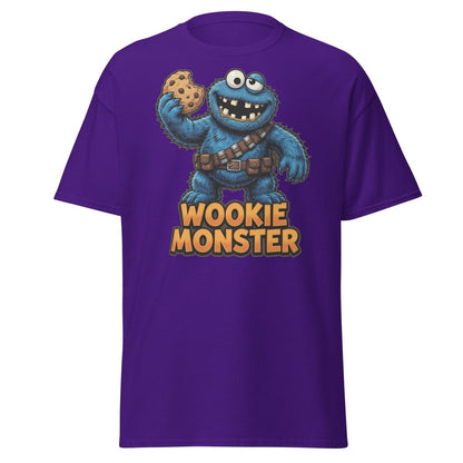 Wookie Monster T-Shirt - Funny Star Wars Cookie Tee - Purple - TeeRipple