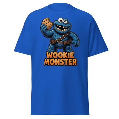 Wookie Monster T-Shirt - Funny Star Wars Cookie Tee - Royal - TeeRipple
