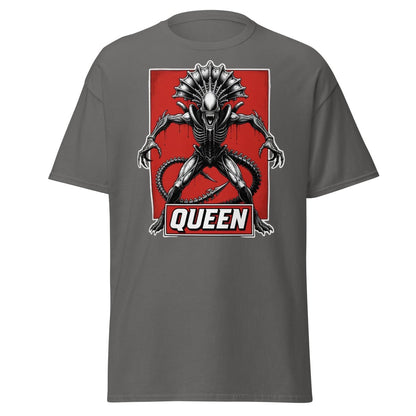 Xenomorph Queen Alien T-Shirt – Sci - Fi Horror Graphic Tee - Charcoal - TeeRipple