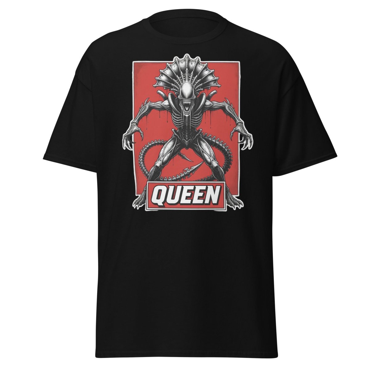Xenomorph Queen Alien T-Shirt – Sci - Fi Horror Graphic Tee - Black - TeeRipple